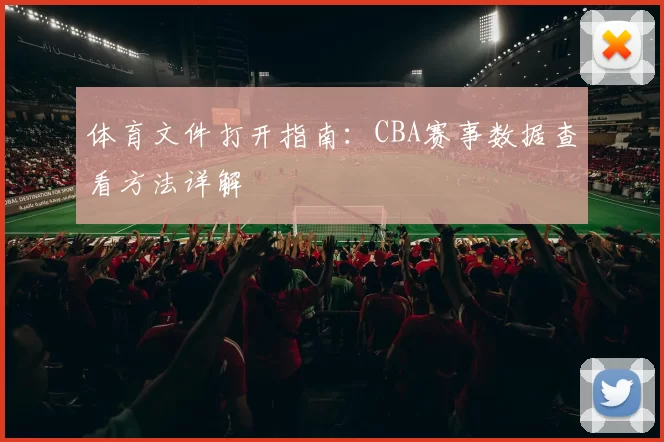 体育文件打开指南：CBA赛事数据查看方法详解