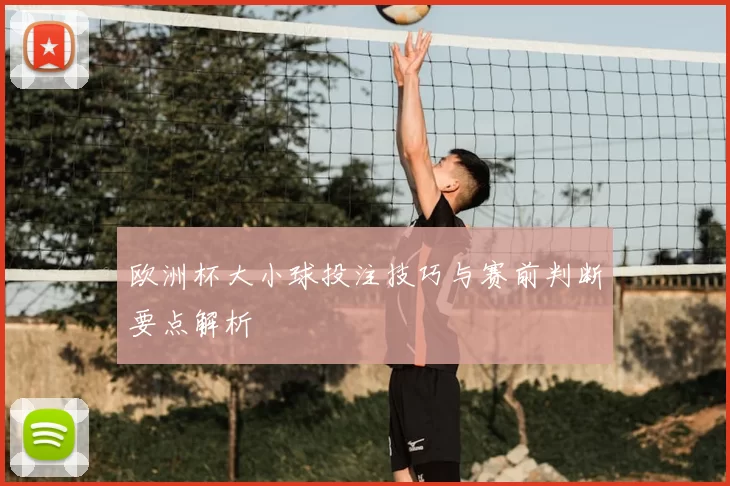 欧洲杯大小球投注技巧与赛前判断要点解析